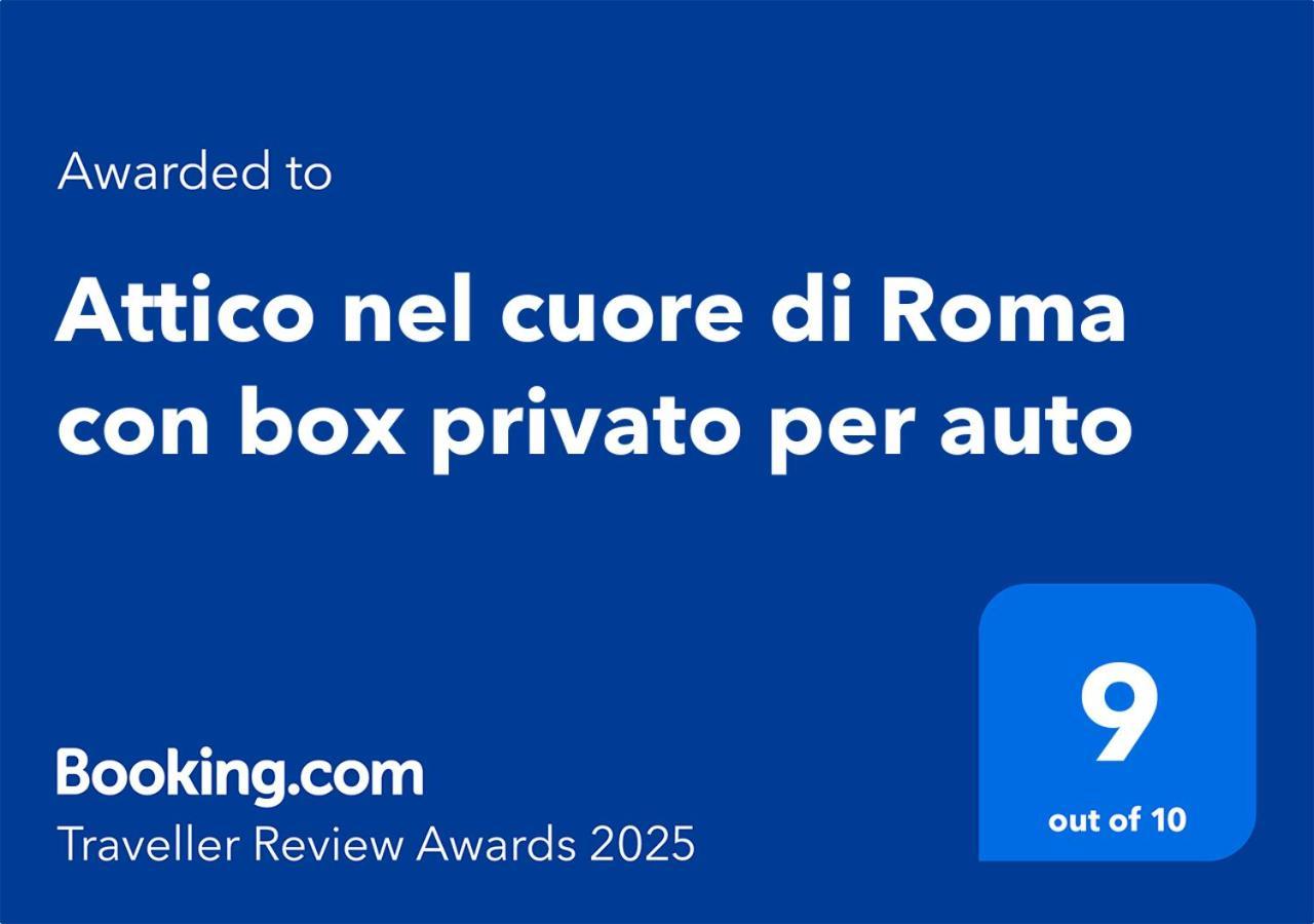 Attico Nel Cuore Di Roma Con Box Privato Per Auto Buitenkant foto